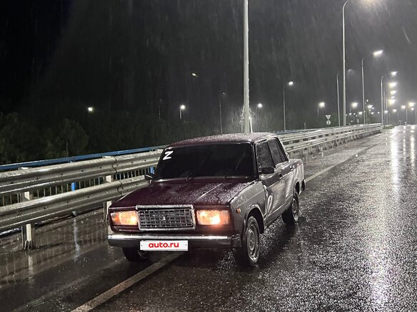 2007 Lada (ВАЗ) 2107, пурпурный, 100000 рублей - вид 6