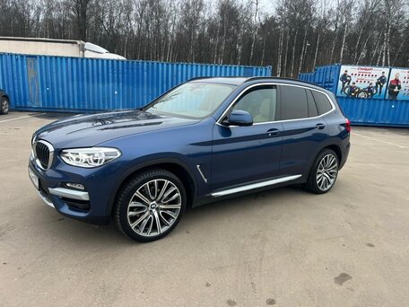 2019 BMW X3 30i xDrive III (G01), синий, 3000000 рублей, вид 1