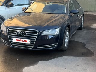2013 Audi A8 Long III (D4), чёрный, 1550000 рублей, вид 1