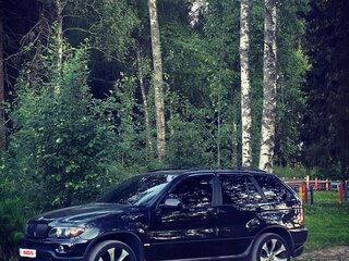 2004 BMW X5 3.0i I (E53) Рестайлинг, чёрный, 1200000 рублей, вид 2