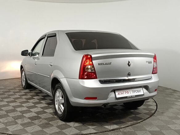 2012 Renault Logan I Рестайлинг, серебристый, 635000 рублей - вид 4