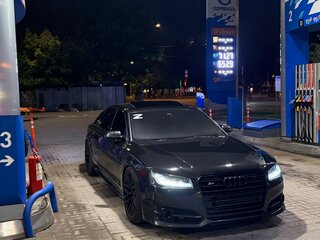 2013 Audi A8 Long III (D4), чёрный, 1850000 рублей, вид 1