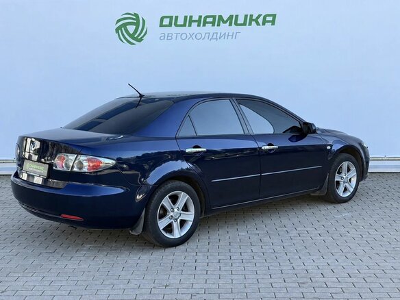 2007 Mazda 6 I (GG) Рестайлинг, синий, 395000 рублей - вид 4