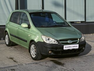 2007 Hyundai Getz I Рестайлинг, зелёный, 490000 рублей, вид 3