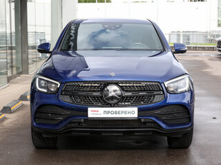 2019 Mercedes-Benz GLC Coupe 300 I (C253) Рестайлинг, синий, 4498000 рублей, вид 2