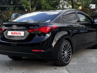 2014 Hyundai Elantra V (MD) Рестайлинг, чёрный, 1450000 рублей, вид 3