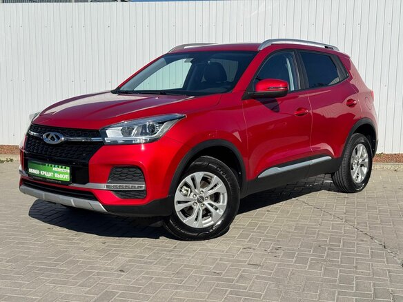 2021 Chery Tiggo 4 I Рестайлинг, красный, 1350000 рублей