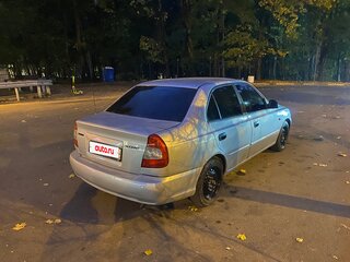 2003 Hyundai Accent ТагАЗ II, серебристый, 240000 рублей, вид 4