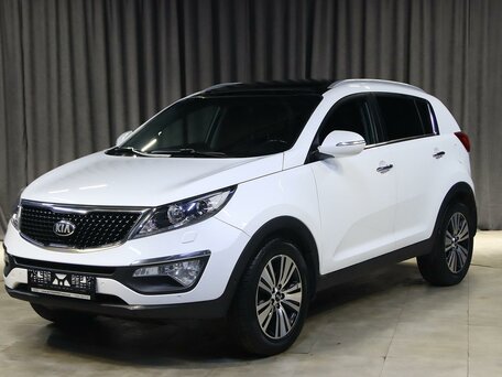 2014 Kia Sportage III Рестайлинг, белый, 1249000 рублей, вид 1