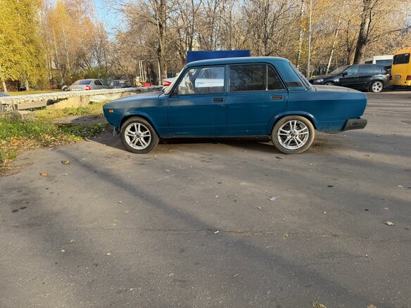 2009 Lada (ВАЗ) 2107, синий - вид 1