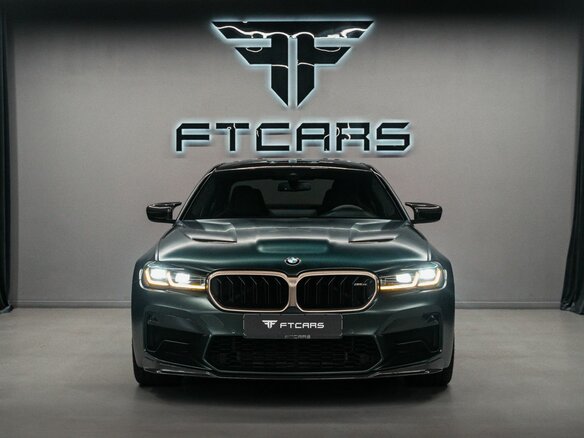 2021 BMW M5 CS VI (F90) Рестайлинг, зелёный - вид 14