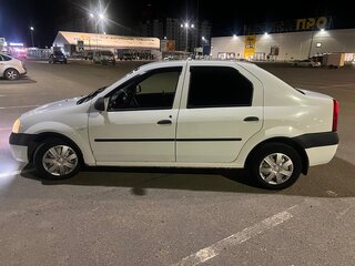 2008 Renault Logan I, белый, 390000 рублей, вид 4