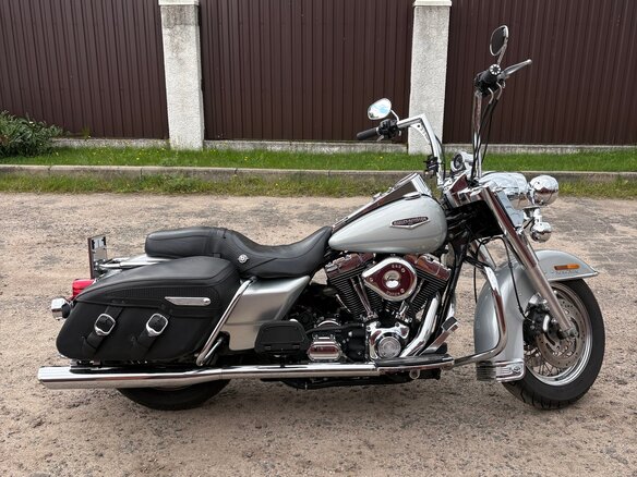 2001 Harley-Davidson Road King, белый, 730000 рублей - вид 1