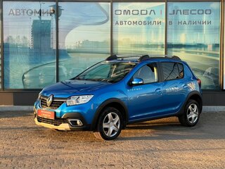 2019 Renault Sandero Stepway II Рестайлинг, синий, 1190000 рублей, вид 1