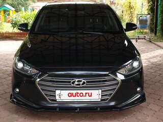 2018 Hyundai Elantra VI (AD), чёрный, 1440000 рублей, вид 2