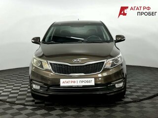 2015 Kia Rio III Рестайлинг, коричневый, 970000 рублей, вид 3