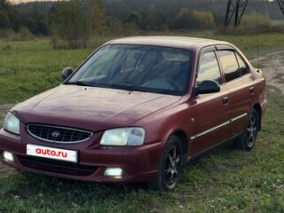 2005 Hyundai Accent ТагАЗ II, красный, 240000 рублей, вид 1