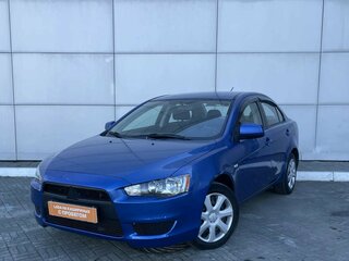 2011 Mitsubishi Lancer X Рестайлинг, синий, 590000 рублей, вид 1