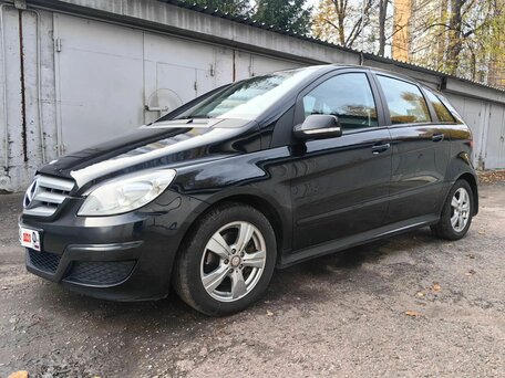 2010 Mercedes-Benz B-Класс 200 I (W245) Рестайлинг, чёрный, 590000 рублей, вид 1