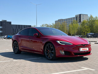 2016 Tesla Model S P100D I Рестайлинг, красный, 2300000 рублей, вид 5
