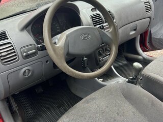 2005 Hyundai Accent ТагАЗ II, красный, 140000 рублей, вид 5