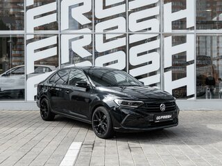 2020 Volkswagen Polo VI, чёрный, 1680000 рублей, вид 1