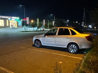 2012 Lada (ВАЗ) Granta I, серебристый, 449000 рублей, вид 2