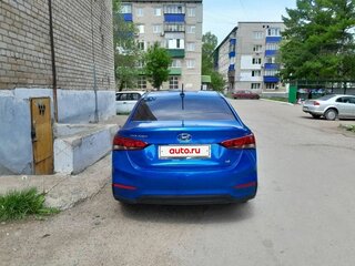 2019 Hyundai Solaris II, синий, 1450000 рублей, вид 4