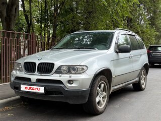 2006 BMW X5 3.0d I (E53) Рестайлинг, серебристый, 1350000 рублей, вид 1