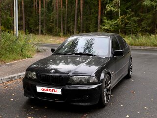 2000 BMW 3 серии 320i IV (E46), чёрный, 580000 рублей, вид 1