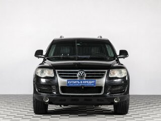 2008 Volkswagen Touareg I Рестайлинг, чёрный, 1399000 рублей, вид 2