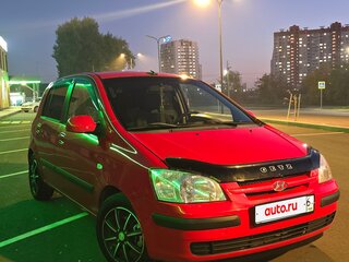 2003 Hyundai Getz I, красный, 355000 рублей, вид 4