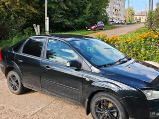 2007 Ford Focus II Рестайлинг, чёрный, 410000 рублей, вид 4