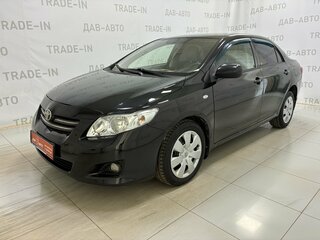 2008 Toyota Corolla X (E140, E150), чёрный, 740000 рублей, вид 1