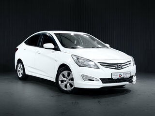 2016 Hyundai Solaris I Рестайлинг, белый, 849000 рублей, вид 1
