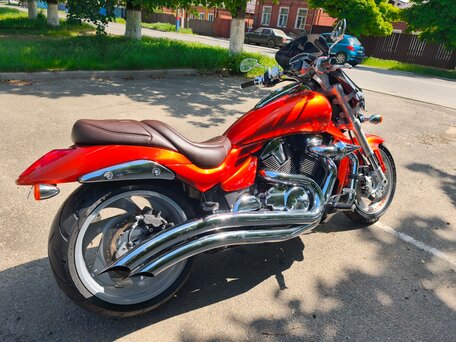 2007 Suzuki Boulevard M109R, оранжевый, 1100000 рублей, вид 2