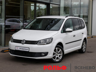 2012 Volkswagen Touran I Рестайлинг 2, белый, 949000 рублей, вид 1