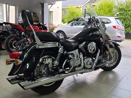 2002 Kawasaki VN1500 Vulcan, чёрный, 530000 рублей, вид 5