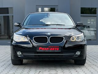 2008 BMW 5 серии 520d V (E60/E61) Рестайлинг, чёрный, 1350000 рублей, вид 2