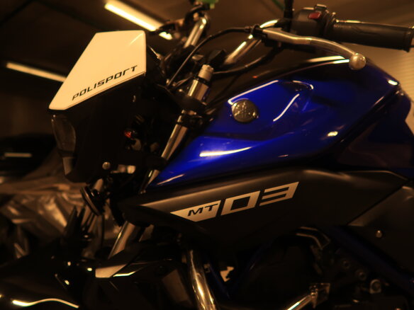 2019 Yamaha MT-03, синий, 469000 рублей
