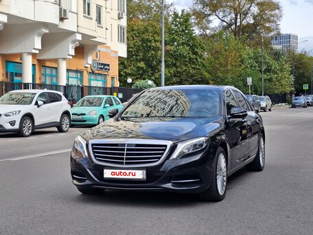 2016 Mercedes-Benz S-Класс 400 Long VI (W222, C217), чёрный, 2749000 рублей, вид 1