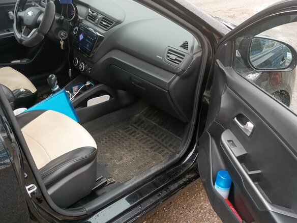 2013 Kia Rio III, чёрный, 1000000 рублей - вид 5