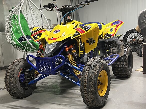 2012 Suzuki QuadRacer LT-R450, жёлтый