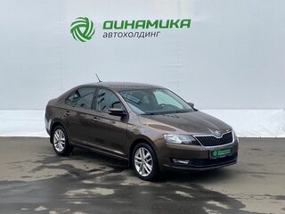 2019 Skoda Rapid I Рестайлинг, коричневый, 1350000 рублей, вид 3