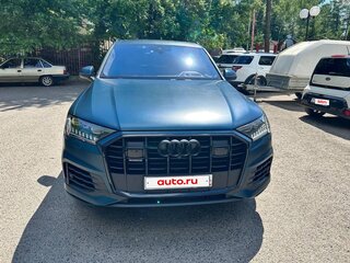 2021 Audi Q7 45 TDI II (4M) Рестайлинг, синий, 9000000 рублей, вид 2