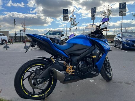 2015 Suzuki GSX-S 1000 F, синий, 800000 рублей, вид 4