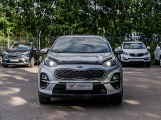 2019 Kia Sportage IV Рестайлинг, серебристый, 1944000 рублей, вид 3