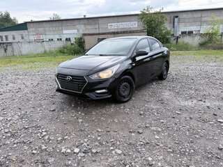 2017 Hyundai Solaris II, чёрный, 770000 рублей, вид 1