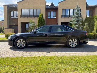 2014 Audi A8 Long III (D4) Рестайлинг, чёрный, 1870000 рублей, вид 4