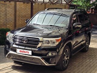 2012 Toyota Land Cruiser 200 Series Рестайлинг 1, чёрный, 4600000 рублей, вид 4